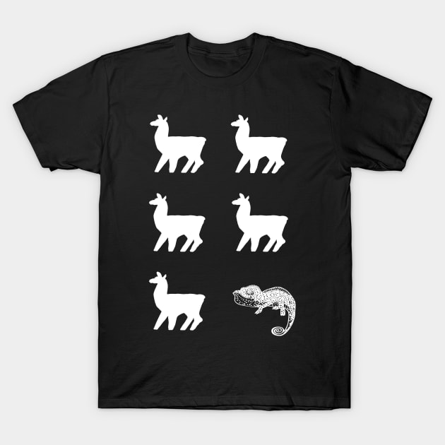 Llama llama llama chameleon T-Shirt by DANPUBLIC